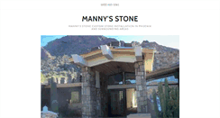 Desktop Screenshot of mannysstone.com